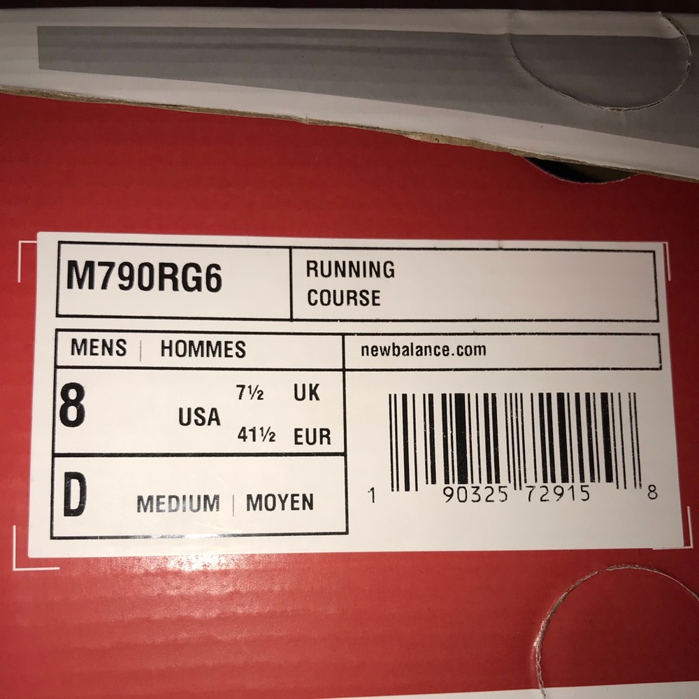 New balance running shoes - men’s 8 - Picture 5 of 8